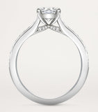 Boodles Harmony engagement ring with Ashoka-cut diamond, UK version