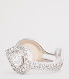 Messika My Twin white gold clip-on earring 0.23ct (British brand)
