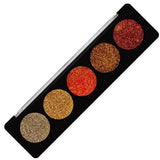 Profusion Cosmetics Glitter Palette Topaz 4.5g, imported from the UK