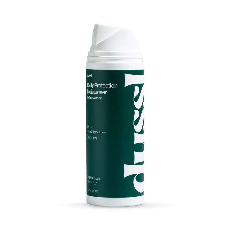 dussl moisturiser SPF 50 150ml, imported from the UK