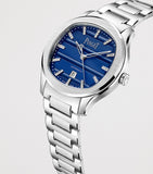 Piaget watch diamond indexes blue dial 36mm, UK version