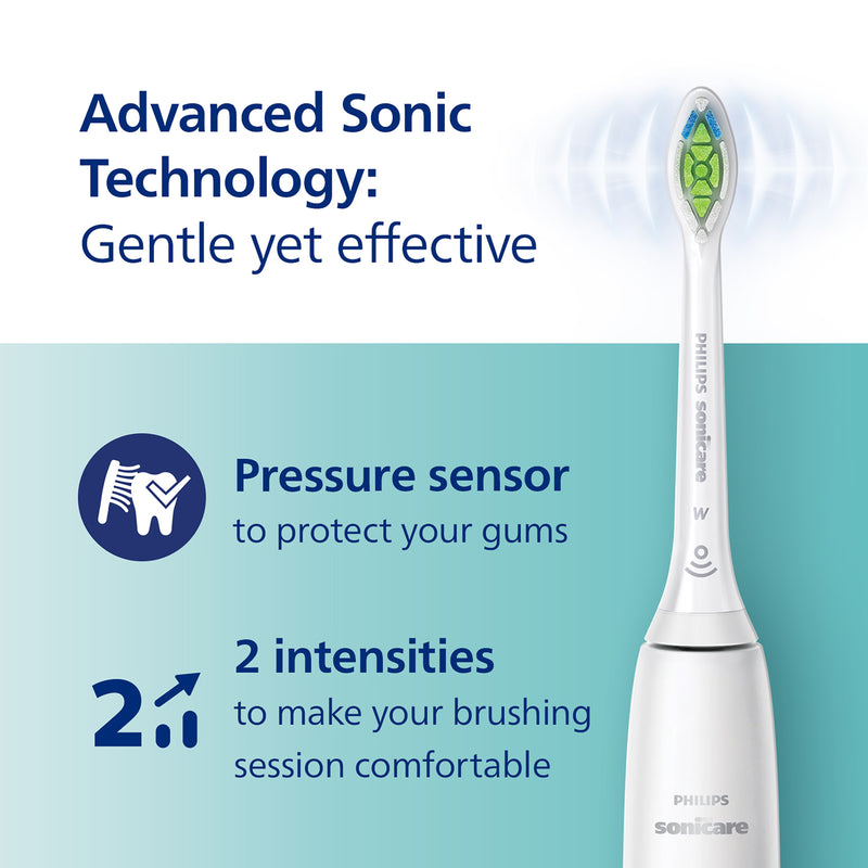 Philips Sonicare 4100 Series white electric toothbrush - British product