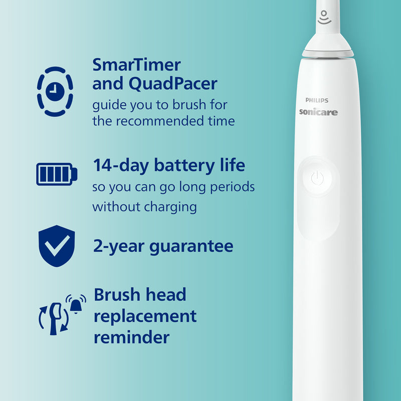 Philips Sonicare 4100 Series white electric toothbrush - British product