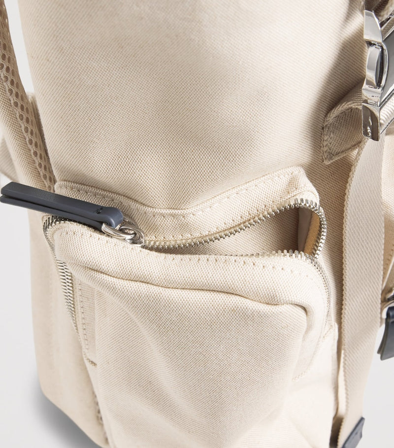 Paul & Shark cotton-blend canvas backpack - British product