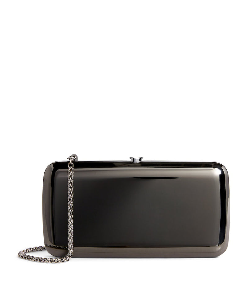 Jeffrey Levinson Finley mirrored clutch bag lambskin - British product