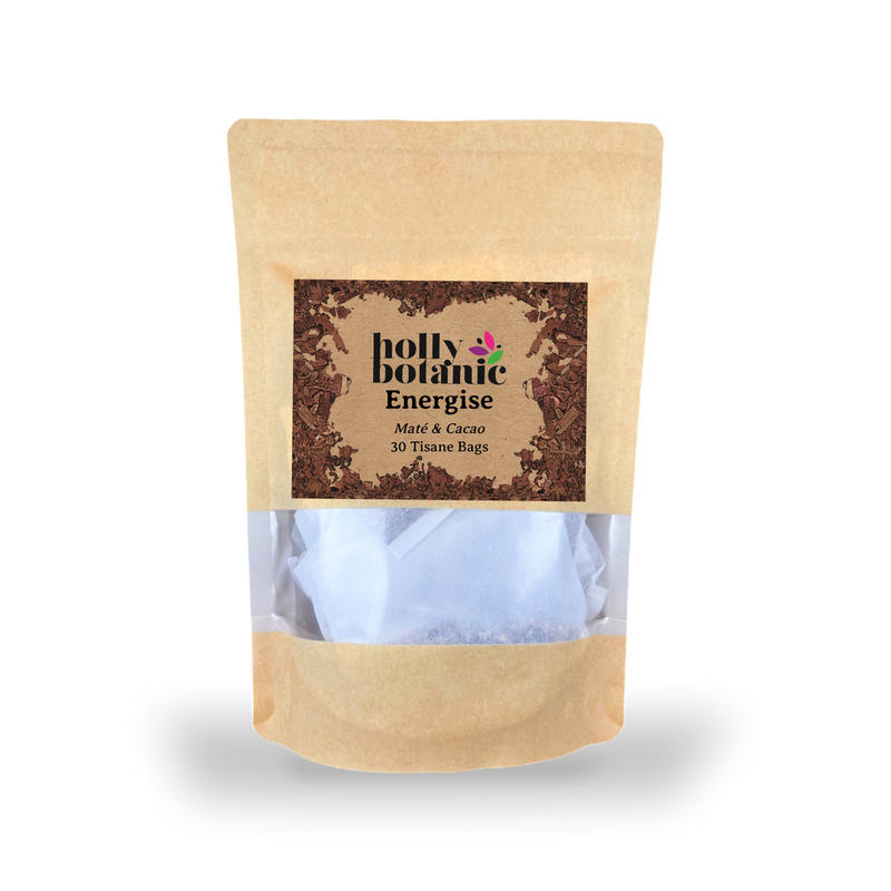 Holly Botanic Cacao & Maté tisane 30 tea bags (British brand)