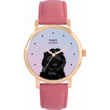 Superdrug Toff London Pink Ladies Black Cockapoo Dog Head Watch- Buy online at McGrocer