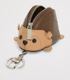 Weekend Max Mara leather hedgehog bag charm - British product