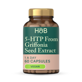 Holland & Barrett Holland & Barrett 5-HTP Griffonia Seed Extract Dietary Supplement 60 Capsules- Buy online at McGrocer