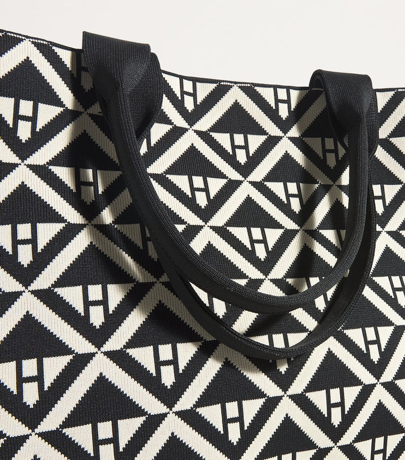 Harrods geometric tote bag medium, UK version