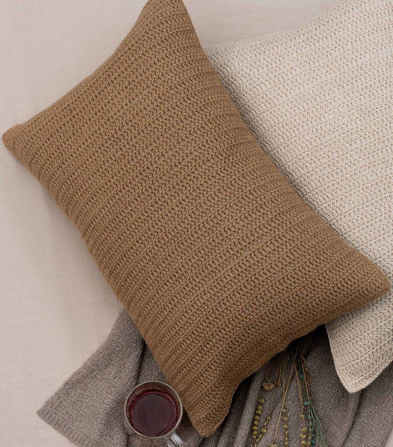 Hamam Alpaca Texture cushion case 40x60cm - British product