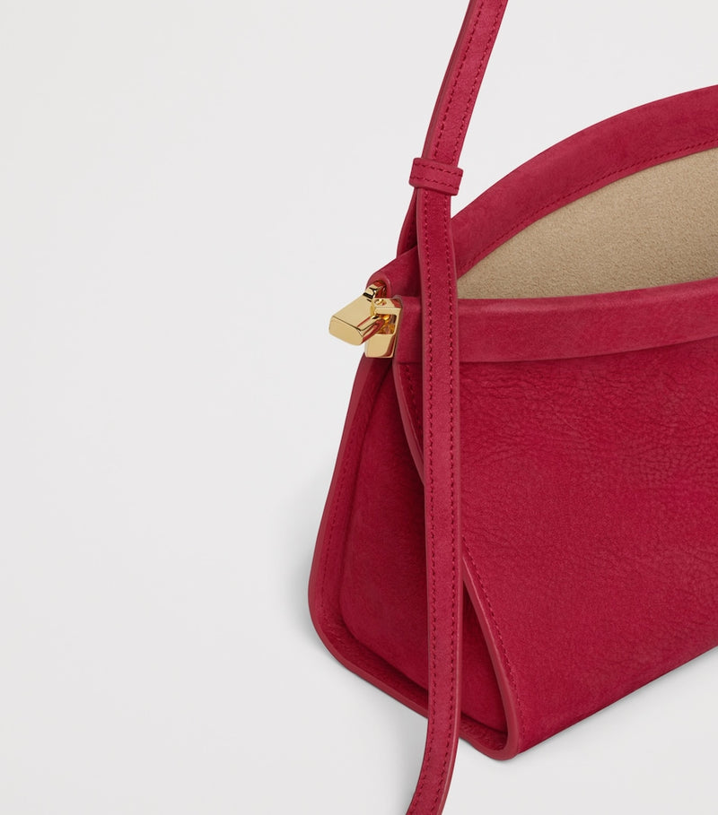 Alaïa Le Click nubuck shoulder bag, imported from the UK