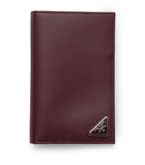 Harrods Prada Saffiano Leather Logo Passport Holder- Buy online at McGrocer