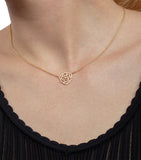 Piaget rose gold rose pendant necklace with diamonds - British product