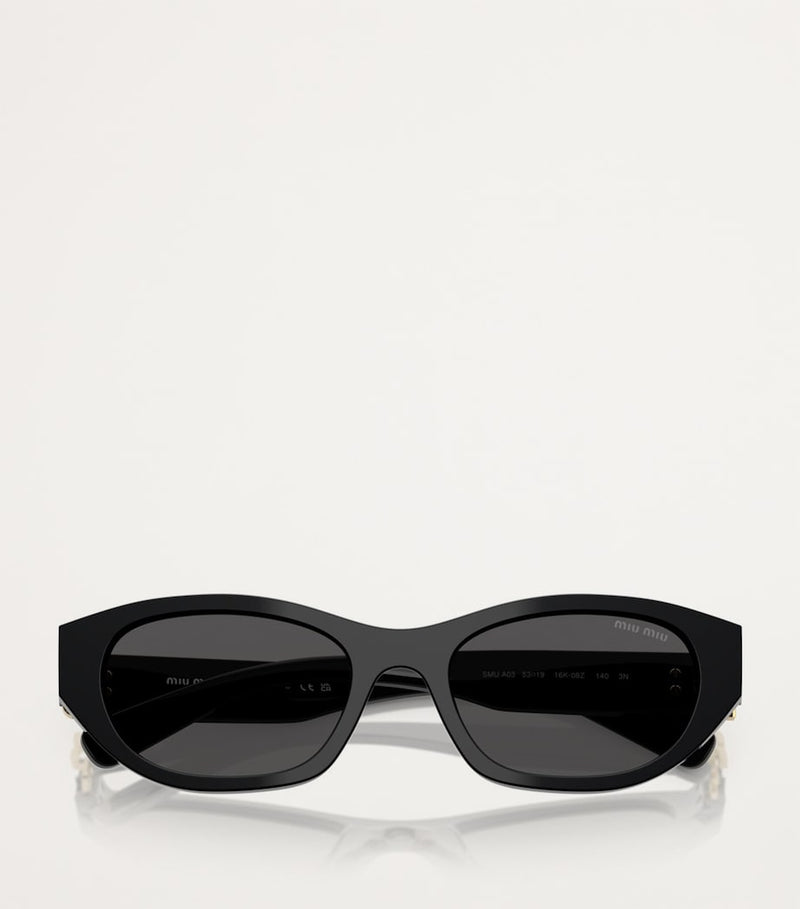 Miu Miu square acetate sunglasses - British product