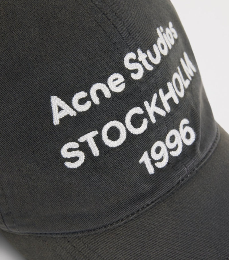 Acne Studios cotton logo cap with adjustable fastening, UK version