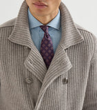 Brunello Cucinelli silk jacquard tie 150cm - British product