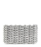 Simkhai woven beaded clutch bag, UK version
