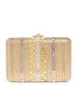 Harrods Judith Leiber Crystal Lattice Slim Slide Clutch Bag- Buy online at McGrocer