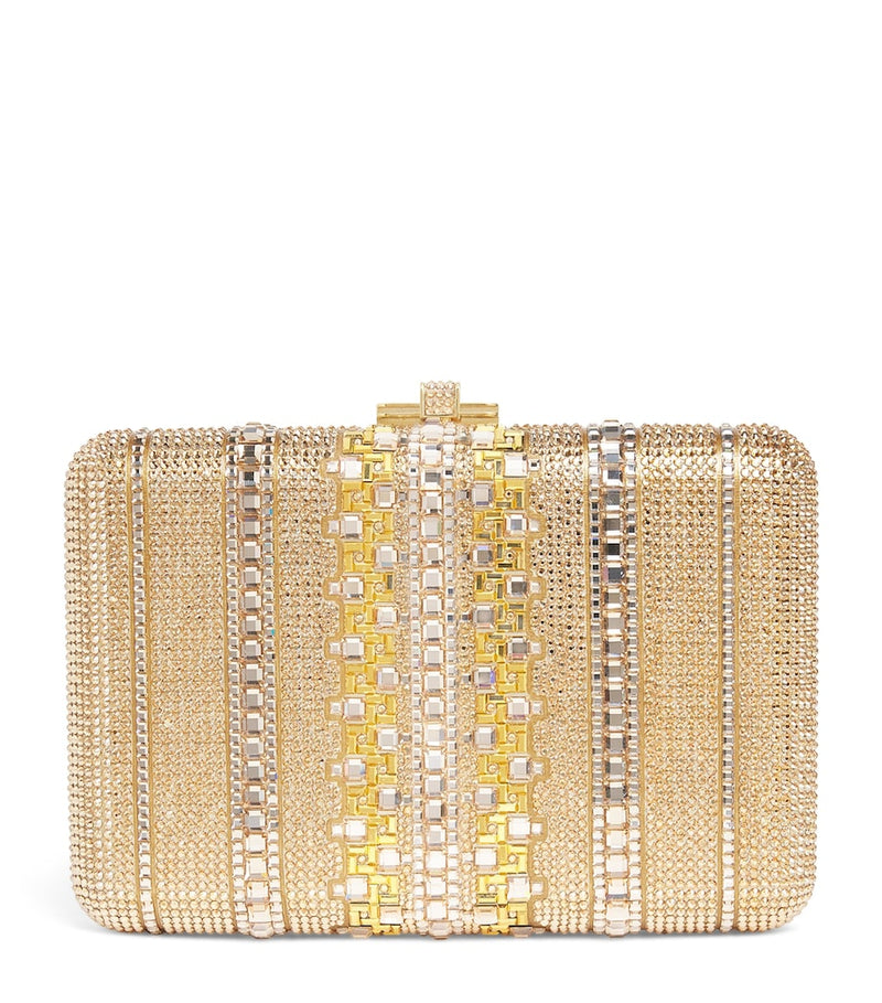 Judith Leiber crystal lattice clutch, UK version