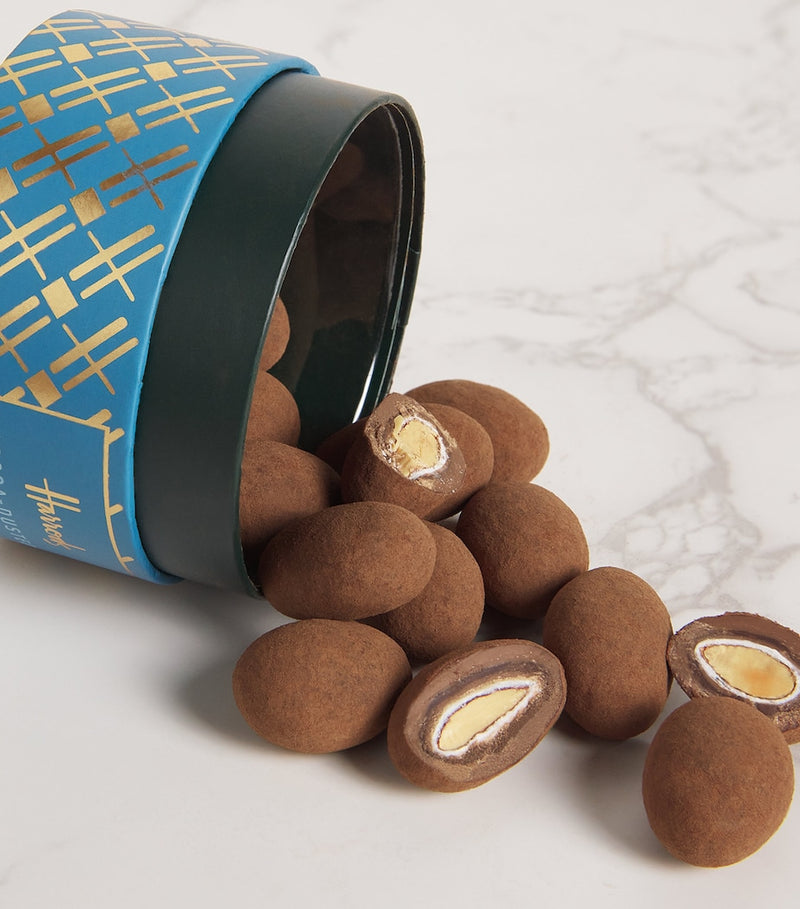Harrods Chocolate Almonds Collection with salted caramel, praline, and cocoa-dusted varieties 310g, UK version