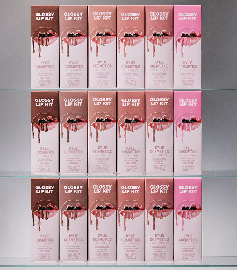 Kylie Cosmetics Glossy Lip Kit, UK version