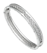 Harrods Bvlgari B.zero1 White Gold and Diamond Bangle- Buy online at McGrocer