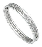 Bvlgari B.zero1 bangle white gold diamonds (British brand)