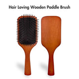 Hair Loving wooden paddle brush for effortless detangling, UK version