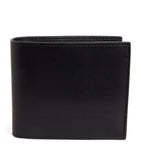 Thom Browne leather bifold wallet with tricolour lining, UK version