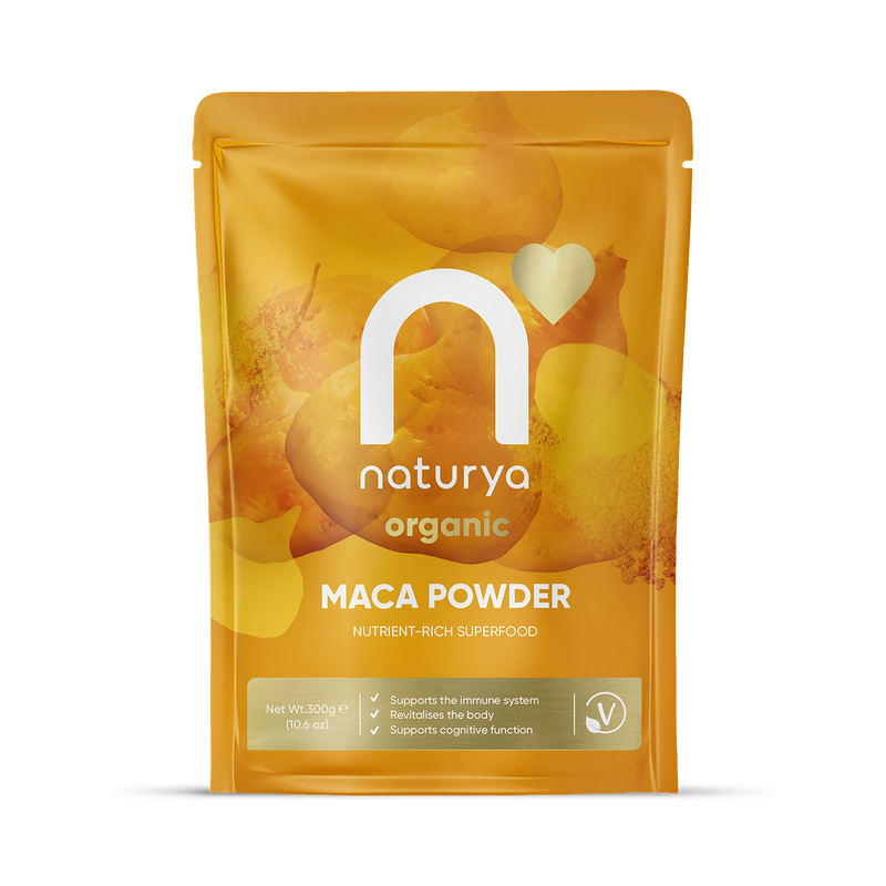 Naturya Organic Maca Powder 300g, imported from the UK