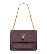 Harrods Saint Laurent Medium Leather Niki Shoulder Bag- Buy online at McGrocer