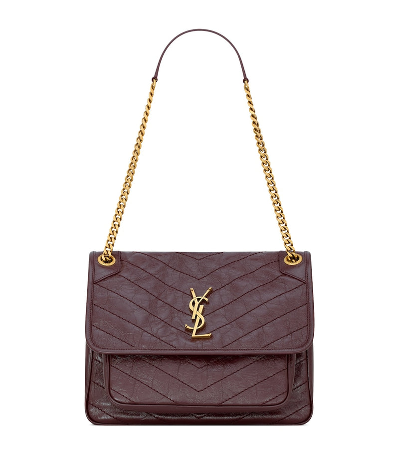 Saint Laurent Niki medium leather shoulder bag, British product