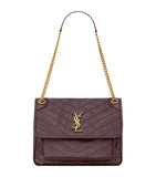 Saint Laurent Niki medium leather shoulder bag, British product