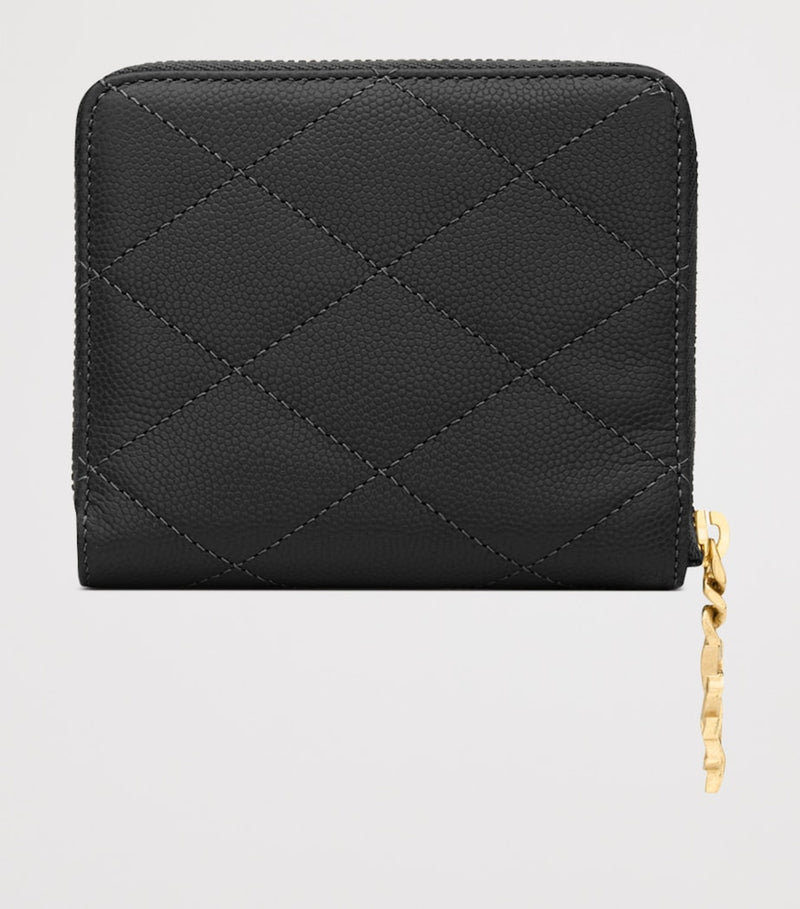 Saint Laurent Matelassé Zip-Up Wallet (British brand)