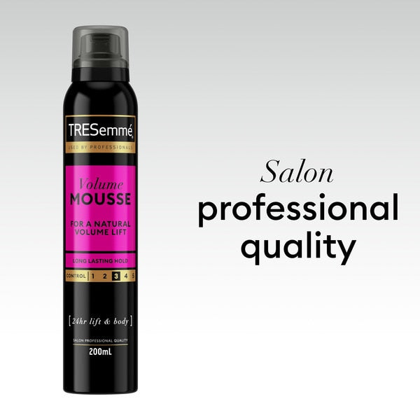 TRESemmé volume hair mousse 200ml, imported from the UK (British brand)