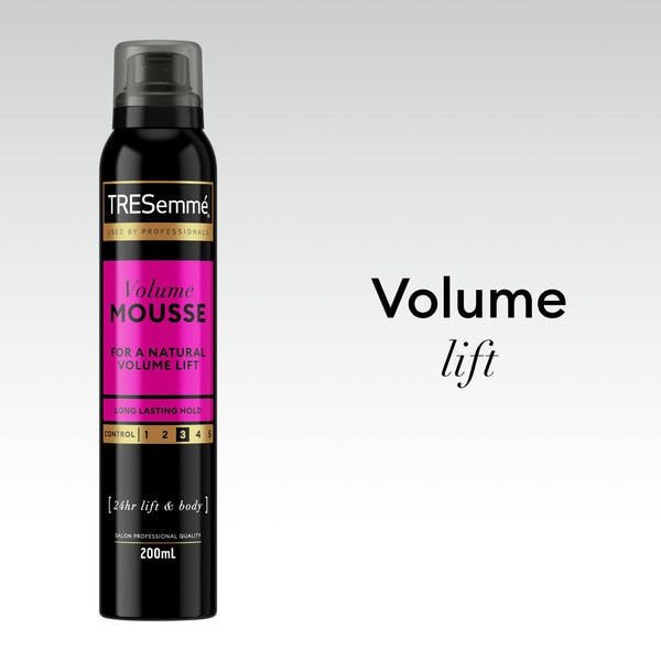 TRESemmé volume hair mousse 200ml, imported from the UK (British brand)