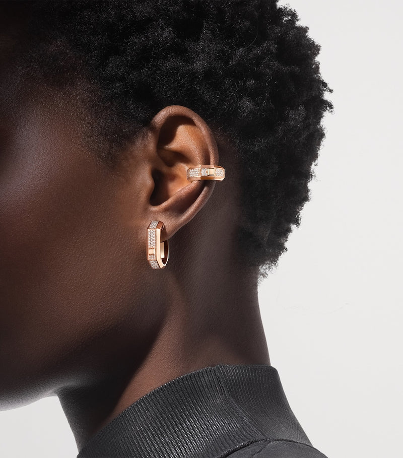 Messika rose gold diamond ear cuff 0.25ct, imported from the UK