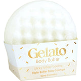 Bomb Cosmetics Body Buffer Sponge Sticky Toffee Pudding 200g - British product