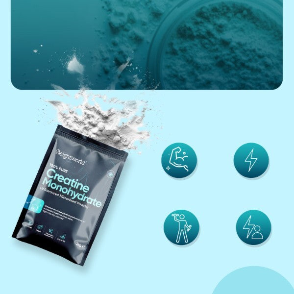 WeightWorld Creatine Monohydrate powder 1kg - British product