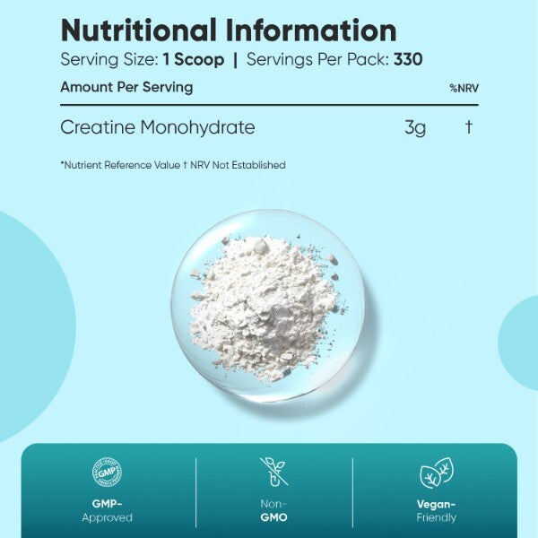 WeightWorld Creatine Monohydrate powder 1kg - British product