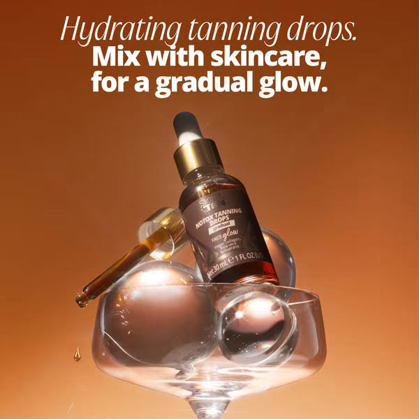Skin & Tan Notox Face Glow Tanning Drops 30ml (British brand)
