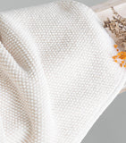 Graccioza Cotton Pearls bath sheet 95x150cm, imported from the UK