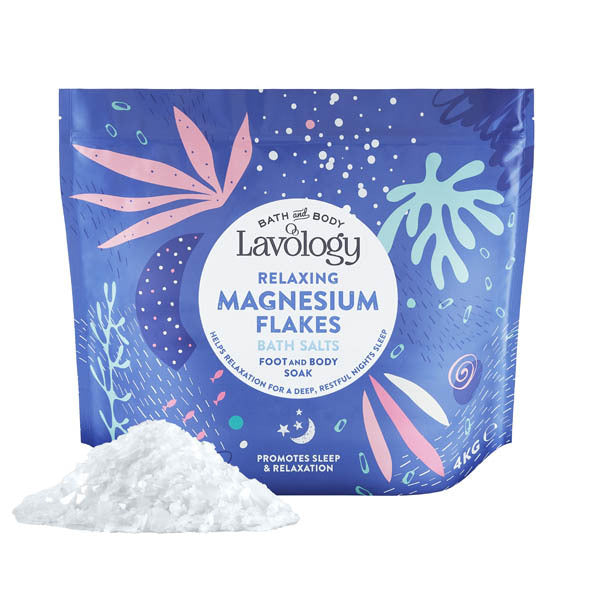 Lavology Magnesium Flakes Bath Salt 4KG, UK version