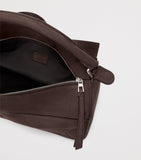 LOEWE large suede puzzle top-handle bag, UK version