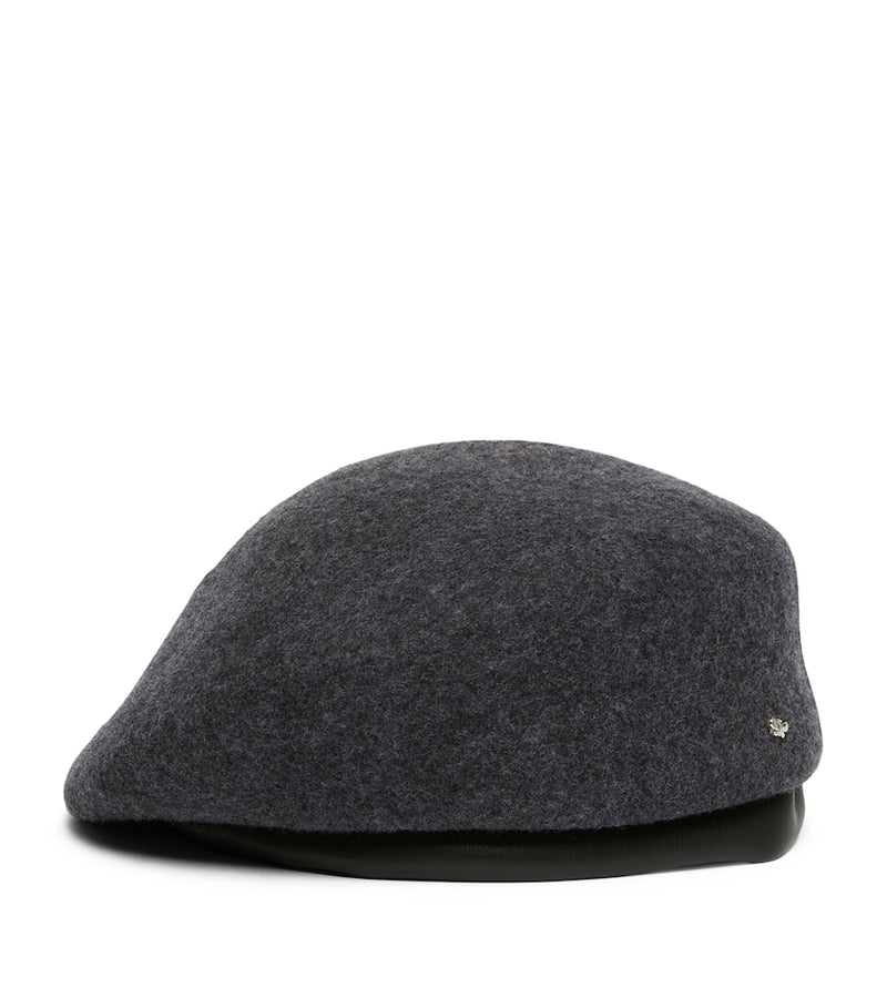 Weekend Max Mara pure wool beret with structured silhouette (British brand)