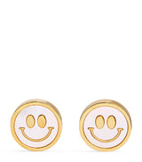 Harrods Babette Wasserman Gold-Plated Smiley Face Cufflinks 1.5cm- Buy online at McGrocer