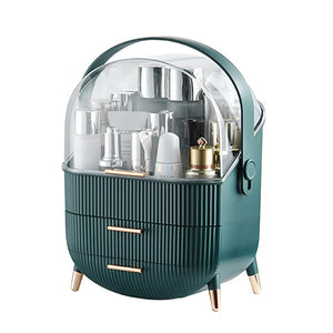 Livingandhome Green Makeup Storage Organizer Box 25cm Width