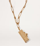 Annoushka Harrods yellow gold and diamond charm 28mm - British product