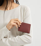 Brunello Cucinelli leather card holder 8.5x10cm, imported from the UK